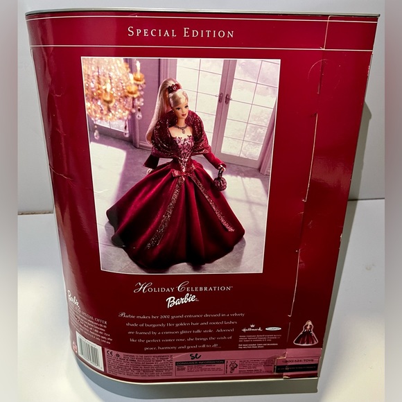 2002 Holiday Celebration Barbie Collectables Special Edition NIB #56209 - Picture 3 of 4